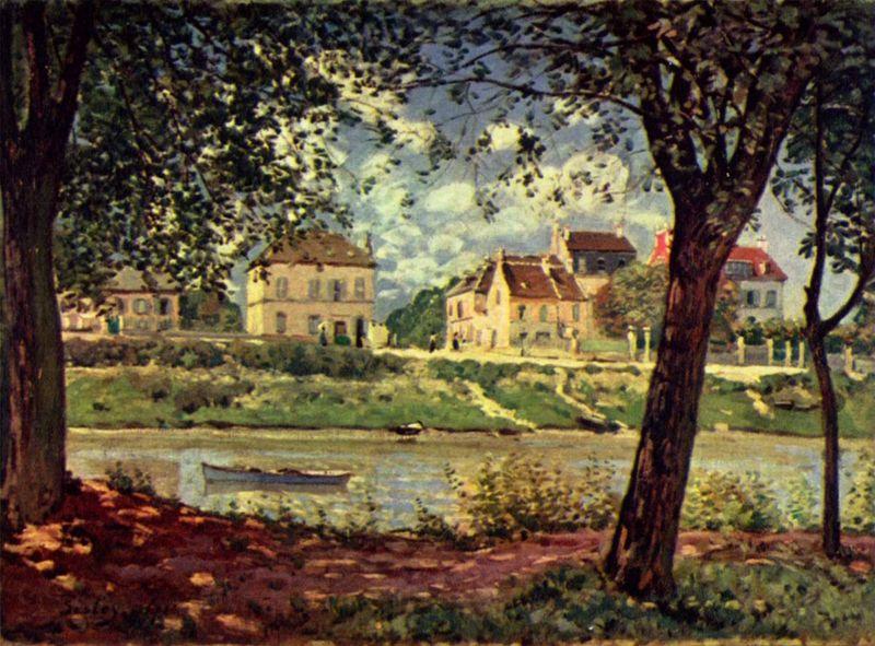 Alfred Sisley Seine bei Saint Mammes Norge oil painting art